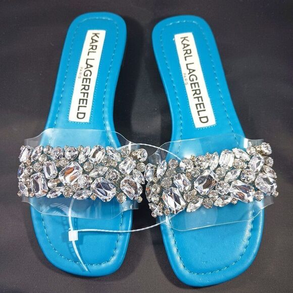 Karl Lagerfeld Slide Sandal Women's Size 7M - Picture 1 of 7